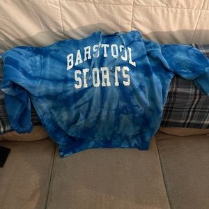 Large Barstool Sports Tie Dye Hoodie